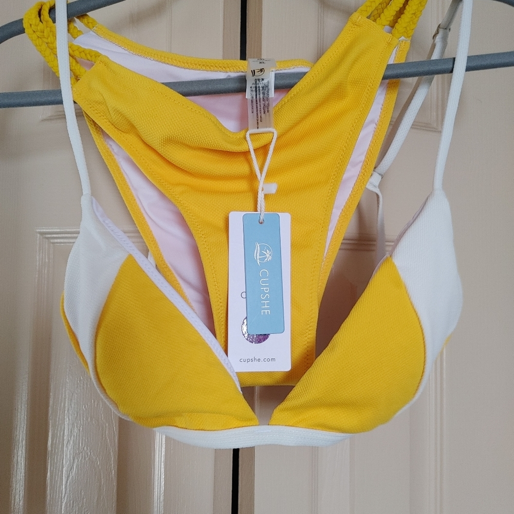 Cupshe yellow bikini